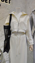 Winter Crop Jacket With Long Skirts
